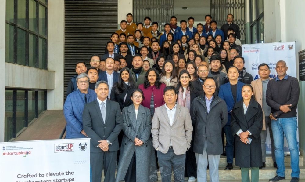 Officials and participants during the ASCEND Startup Bootcamp held at Innovation & Incubation Space, Capital Convention Centre, Kohima on January 30. (DIPR Photo)